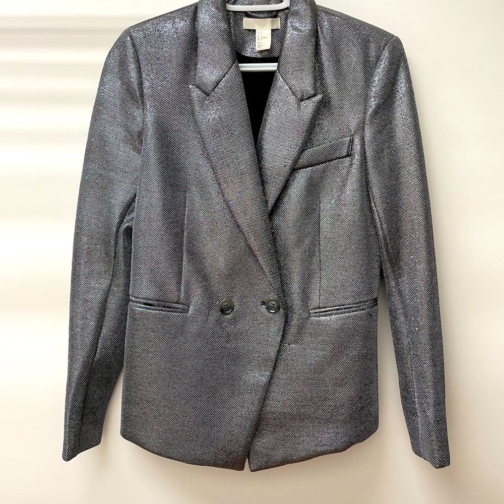 H&M sparkling blazer 8US